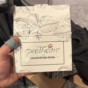 Prettycare Glass Essential Oil Roller Bottles Gold 12 Pack Aromatherapy open box